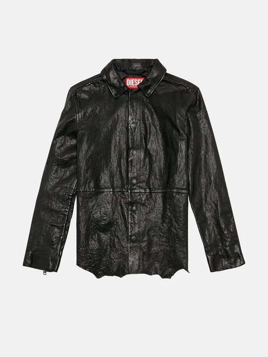 Foto van product Leren jas Diesel zwart