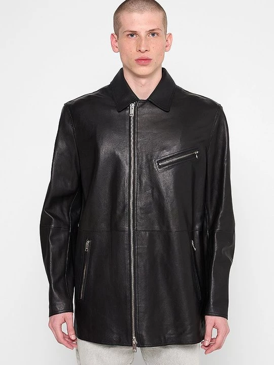 Foto van product Leren jas Diesel zwart