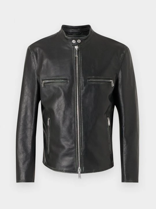 Foto van product Leren jas Dsquared2 zwart