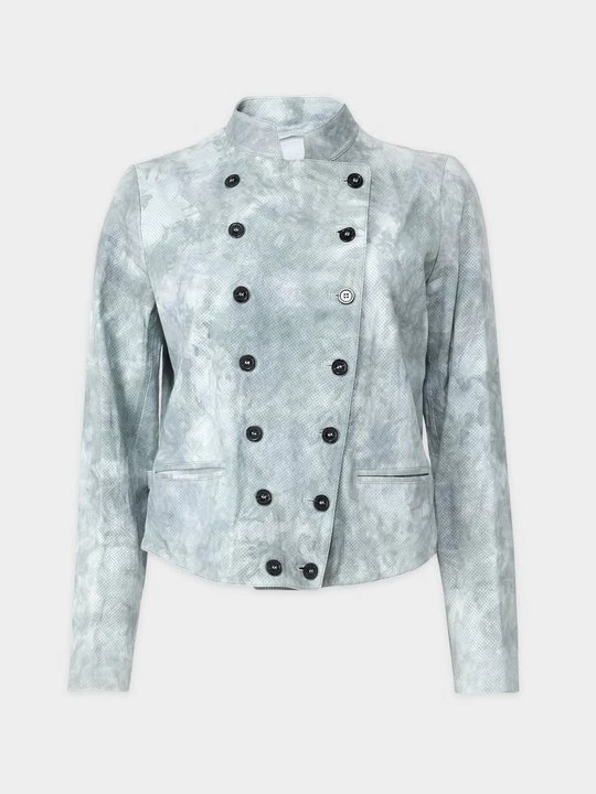 Foto van product Leren jas Emporio Armani wit