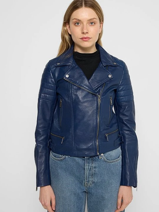 Foto van product Leren jas Lee Cooper blauw