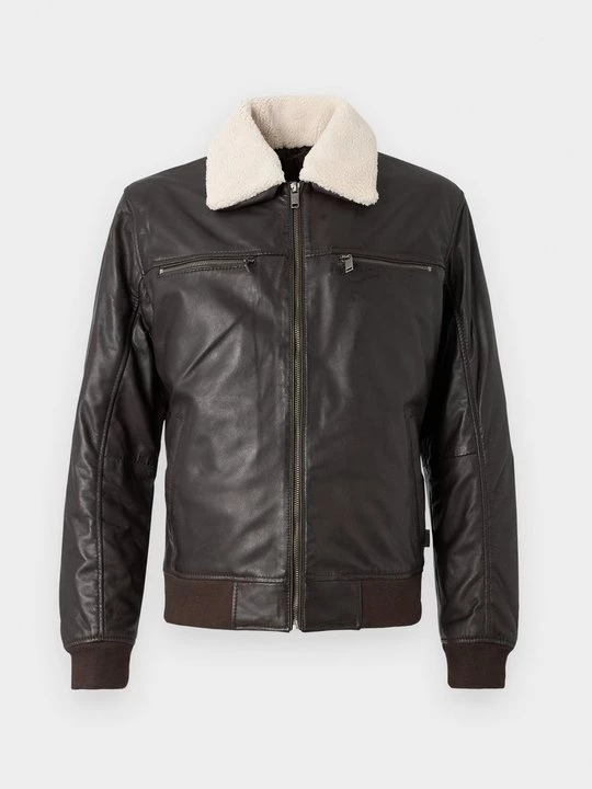 Foto van product Leren jas Lee Cooper bruin