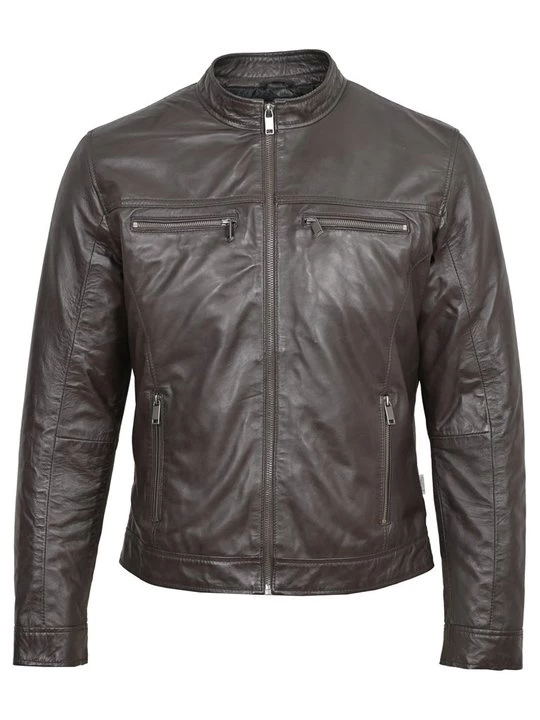 Foto van product Leren jas Lee Cooper bruin