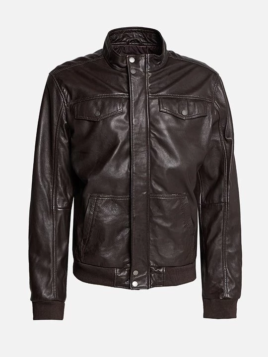 Foto van product Leren jas Lee Cooper bruin