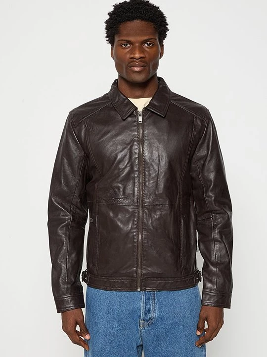Foto van product Leren jas Lee Cooper bruin