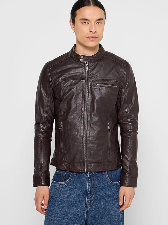 Foto van product Leren jas Lee Cooper bruin