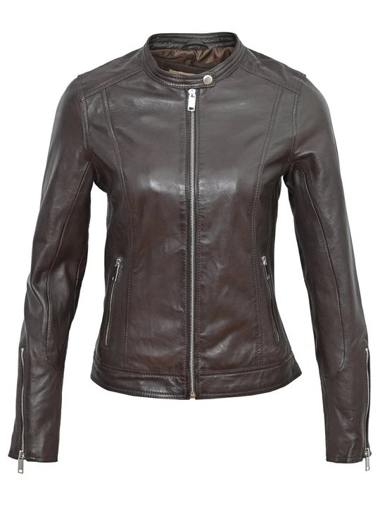 Foto van product Leren jas Lee Cooper bruin