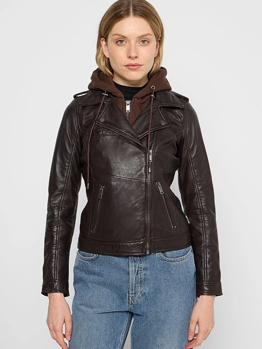 Foto van product Leren jas Lee Cooper bruin