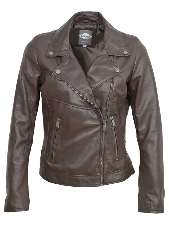 Foto van product Leren jas Lee Cooper bruin