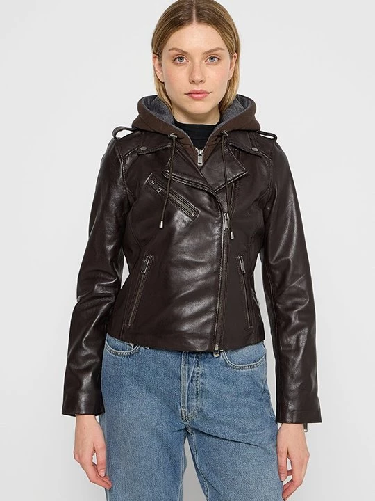 Foto van product Leren jas Lee Cooper bruin