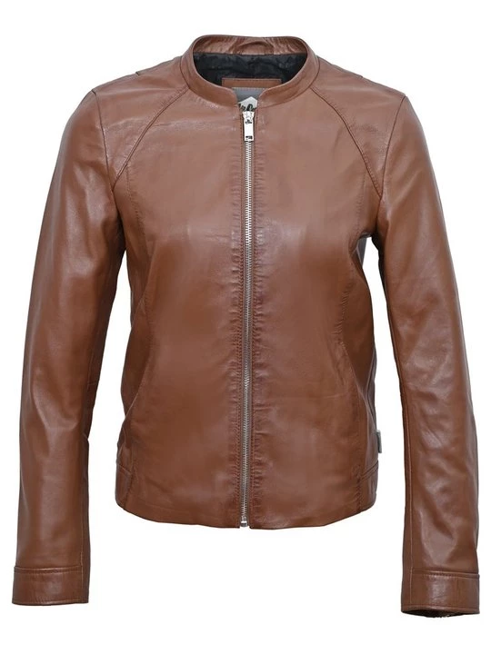 Foto van product Leren jas Lee Cooper cognac