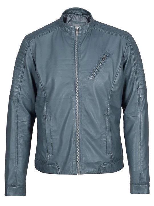 Foto van product Leren jas Lee Cooper donkergrijs