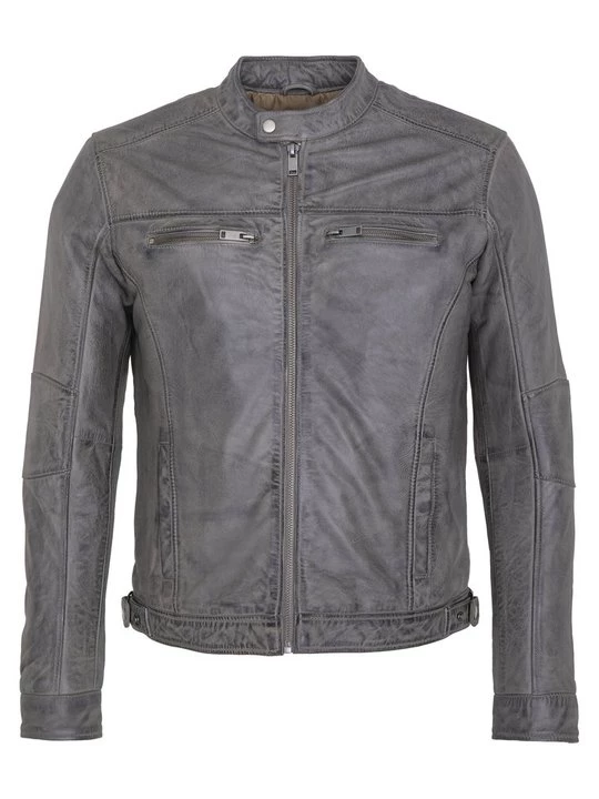 Foto van product Leren jas Lee Cooper grijs