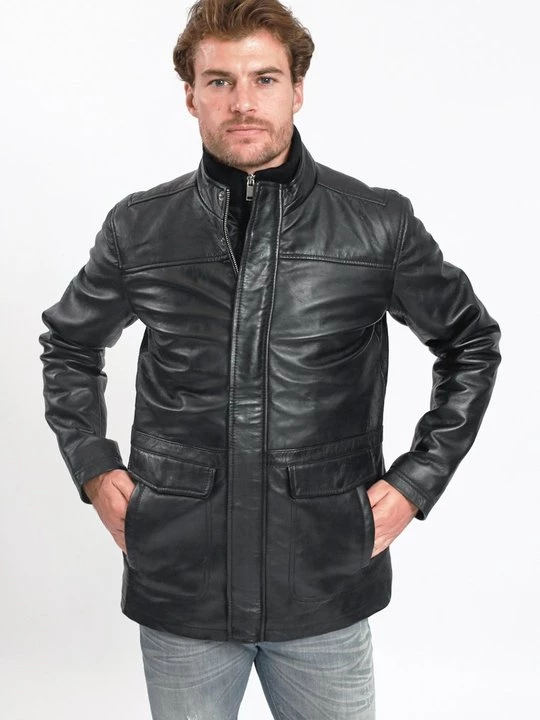 Foto van product Leren jas Lee Cooper zwart