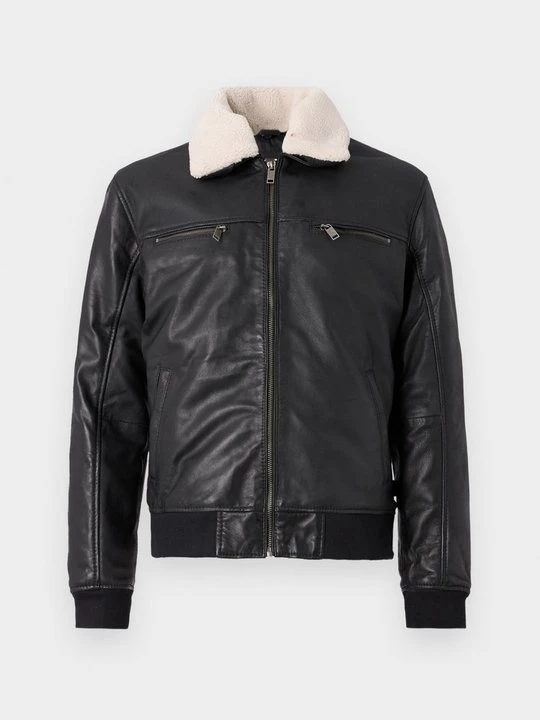 Foto van product Leren jas Lee Cooper zwart