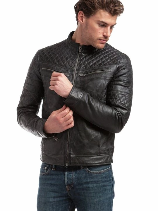 Foto van product Leren jas Lee Cooper zwart