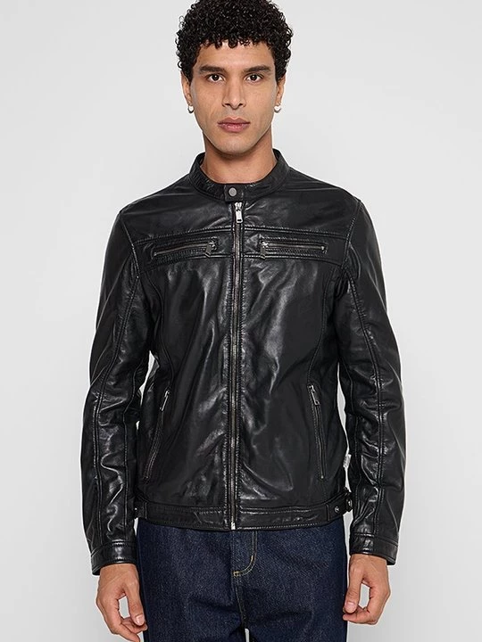 Foto van product Leren jas Lee Cooper zwart