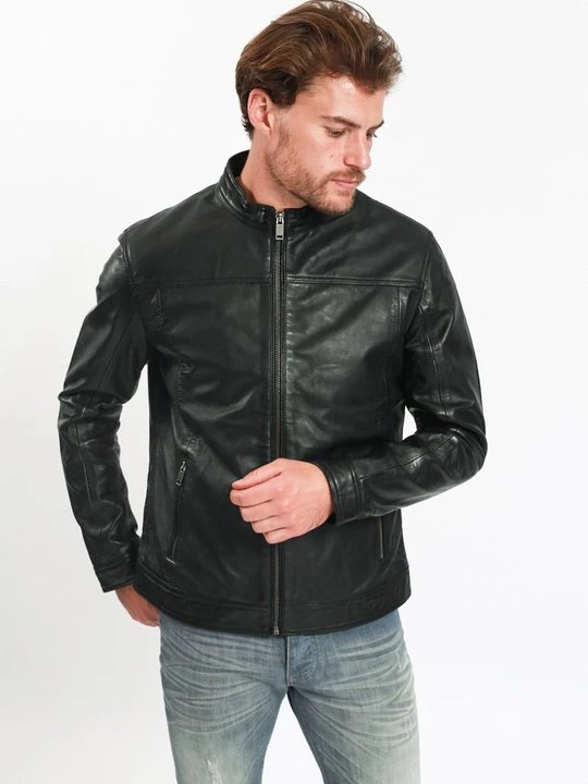 Foto van product Leren jas Lee Cooper zwart