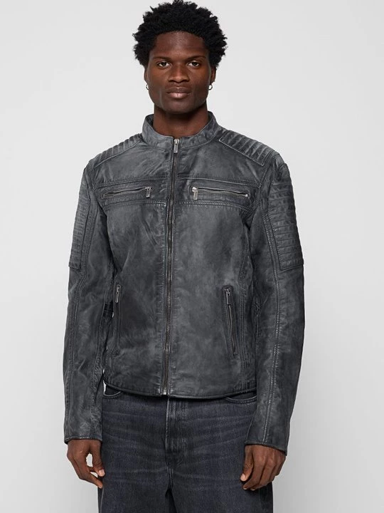 Foto van product Leren jas Lee Cooper zwart