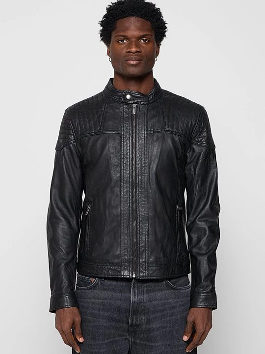 Foto van product Leren jas Lee Cooper zwart