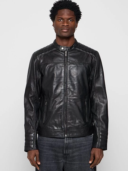 Foto van product Leren jas Lee Cooper zwart
