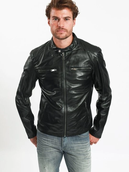 Foto van product Leren jas Lee Cooper zwart