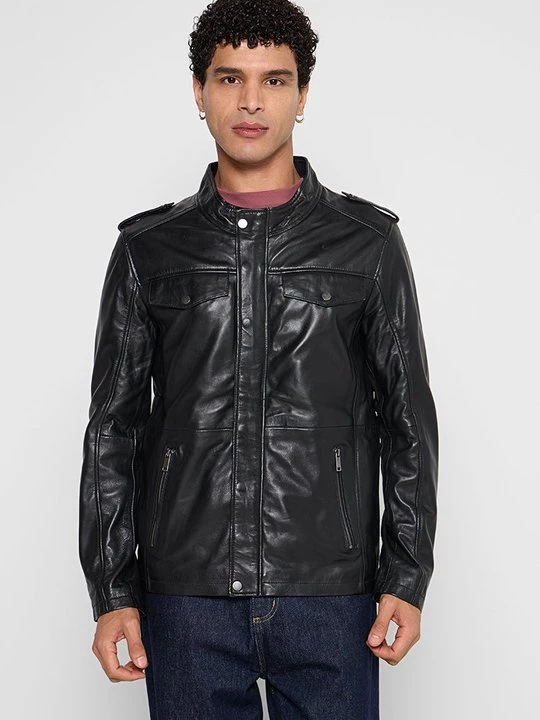 Foto van product Leren jas Lee Cooper zwart