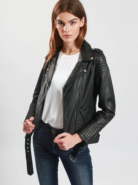 Foto van product Leren jas Lee Cooper zwart