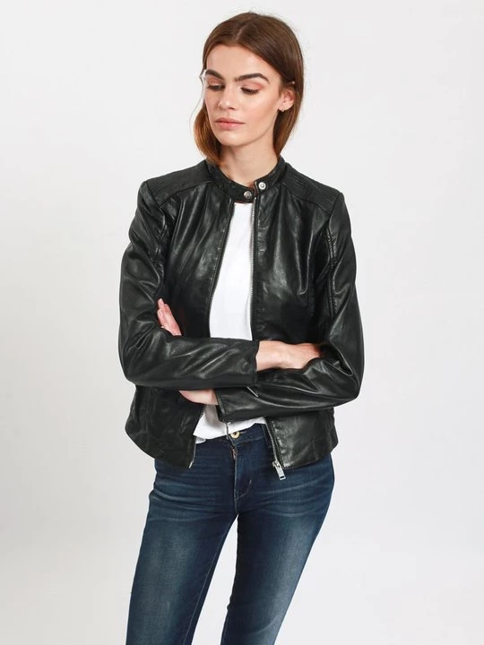 Foto van product Leren jas Lee Cooper zwart