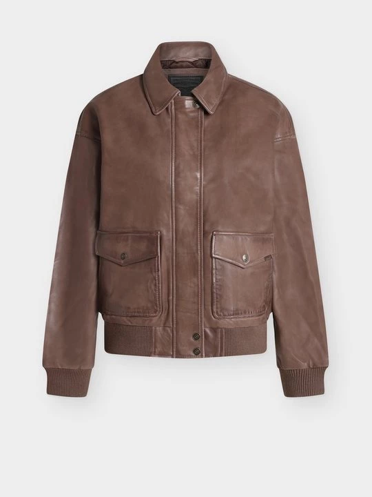 Foto van product Leren jas Levi's bruin