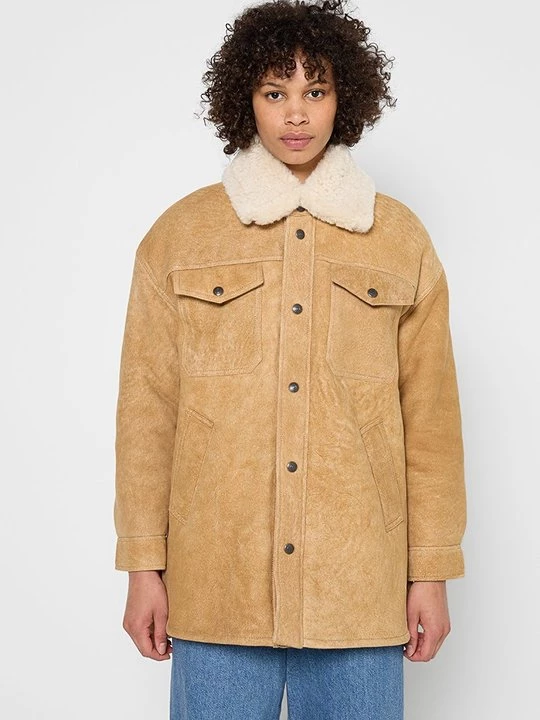 Foto van product Leren jas Polo Ralph Lauren beżowy