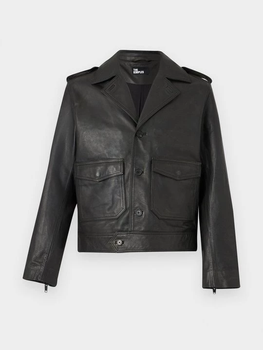 Foto van product Leren jas The Kooples zwart