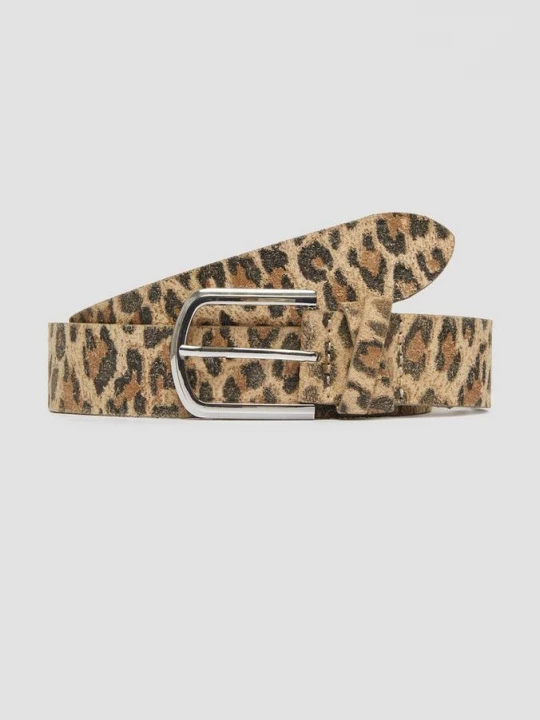 Foto van product Leren riem met leoprint s.Oliver