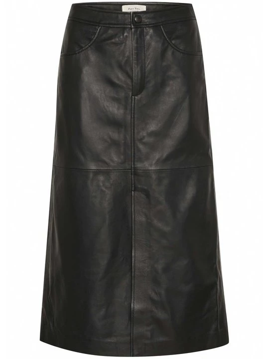 Foto van product Leren rok Part Two zwart
