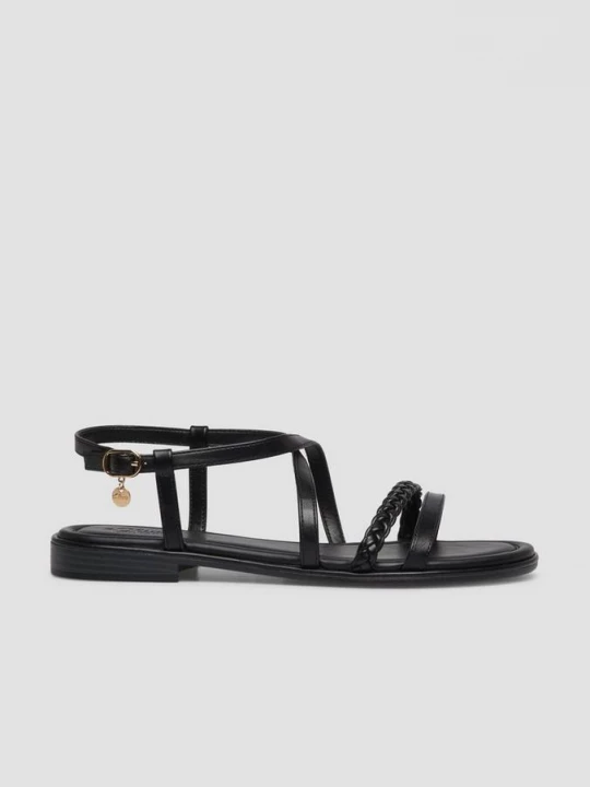 Foto van product Leren sandalen s.Oliver zwart