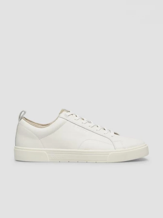 Foto van product Leren sneaker met veters s.Oliver wit