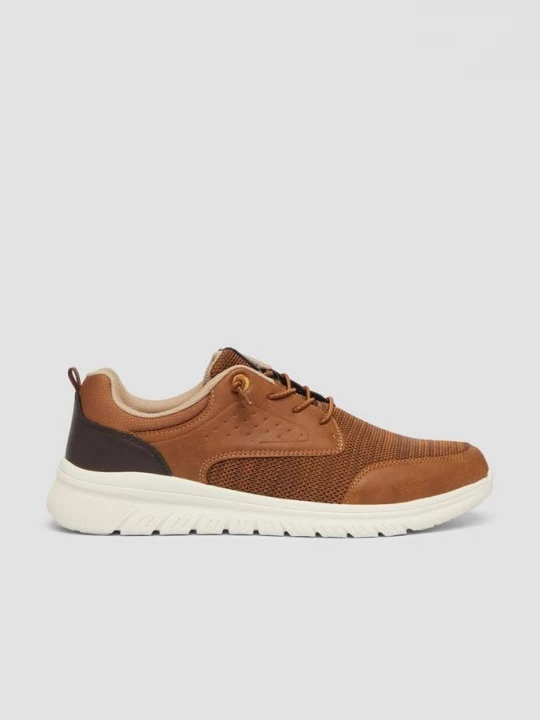 Foto van product Leren sportschoenen s.Oliver bruin