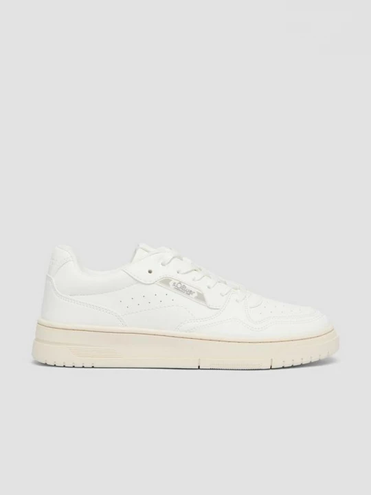 Foto van product Leren sportschoenen s.Oliver wit