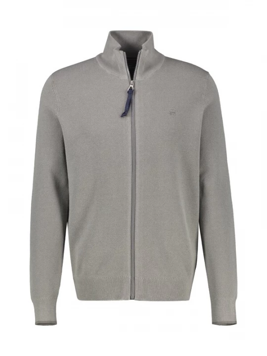 Foto van product LERROS Gebreid vest grijs