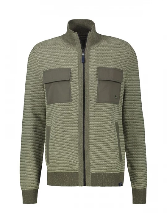 Foto van product LERROS Gebreid vest groen / olijfgroen