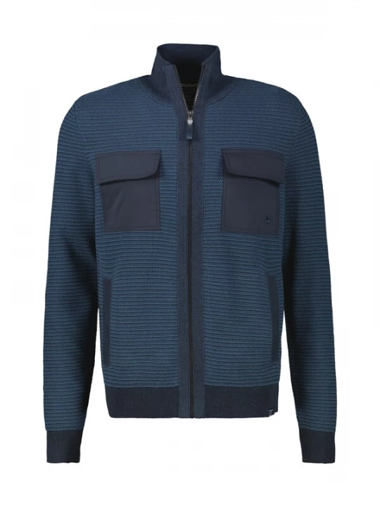 Foto van product LERROS Gebreid vest marine / navy