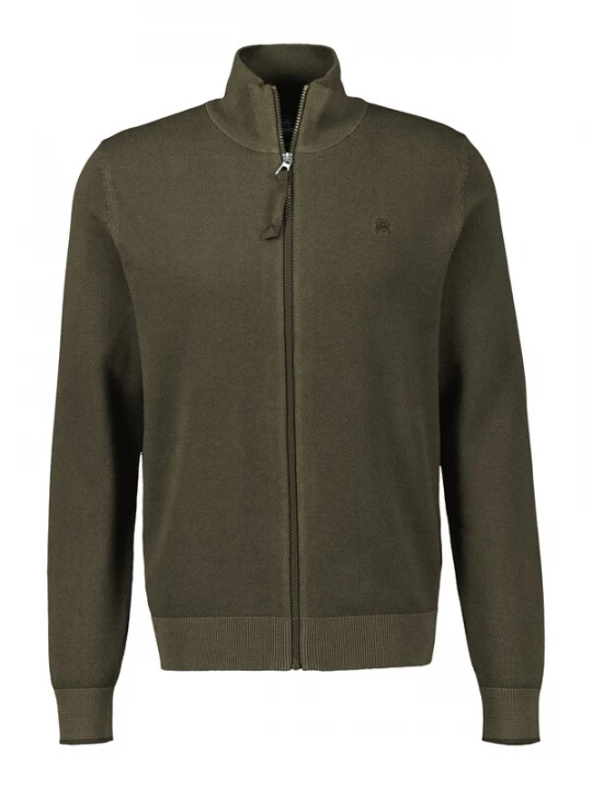 Foto van product LERROS Gebreid vest olijfgroen