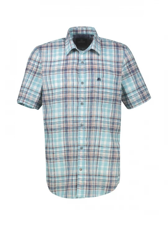 Foto van product LERROS Overhemd blauw / gemengde kleuren