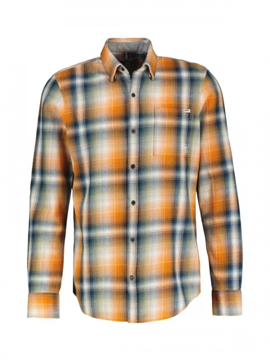 Foto van product LERROS Overhemd blauw / groen / oranje