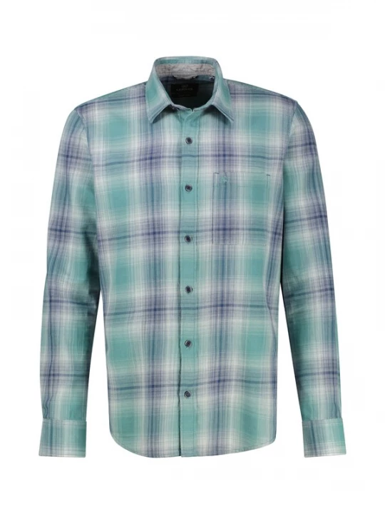 Foto van product LERROS Overhemd blauw / lila / wit