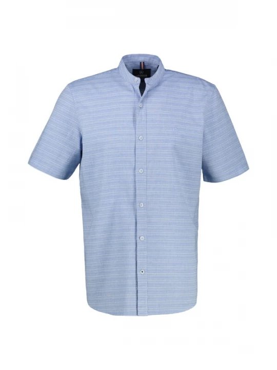 Foto van product LERROS Overhemd blauw / wit