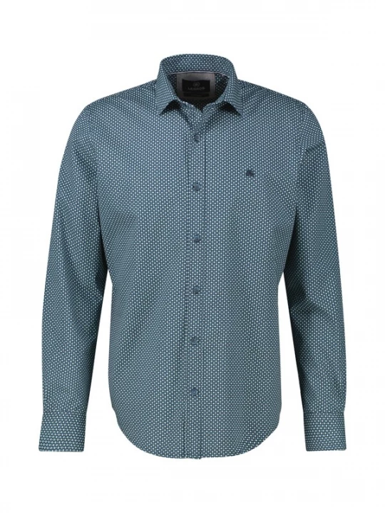 Foto van product LERROS Overhemd blauw / wit