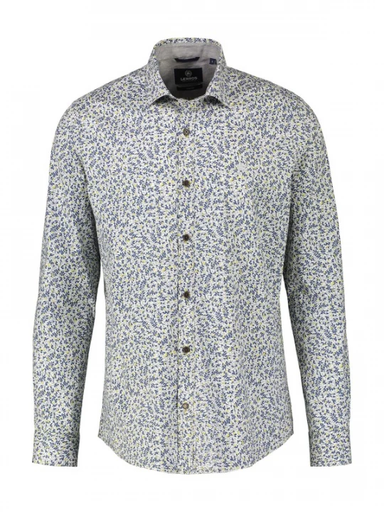 Foto van product LERROS Overhemd blauw / wit