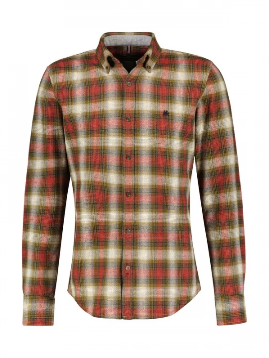 Foto van product LERROS Overhemd bruin / zwart / wit
