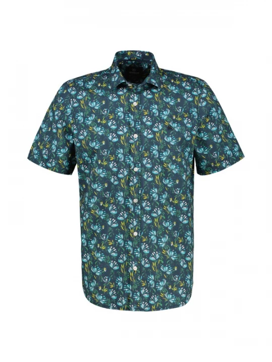 Foto van product LERROS Overhemd donkerblauw / gemengde kleuren